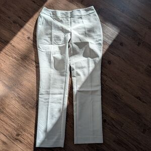 Ann Taylor Factory Women's Cream Trousers